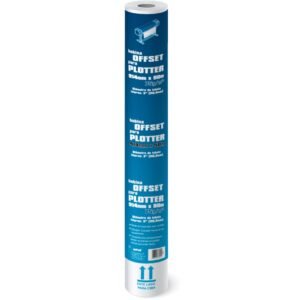 Bobina para Plotter, 914mm x 50m, 75g offset, Tubete Interno 2″, Spiral – PT 1 BB