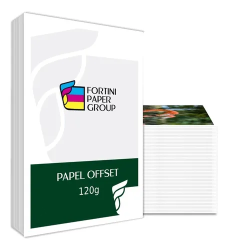 Papel Offset Fortini A4 120g 500 Folhas
