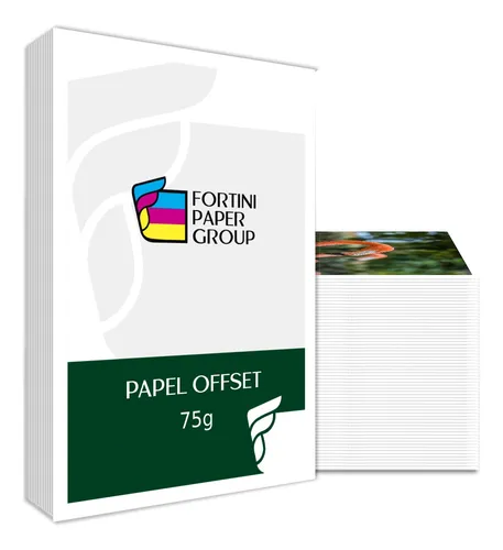 Papel Offset Fortini A4 75g 500 Folhas